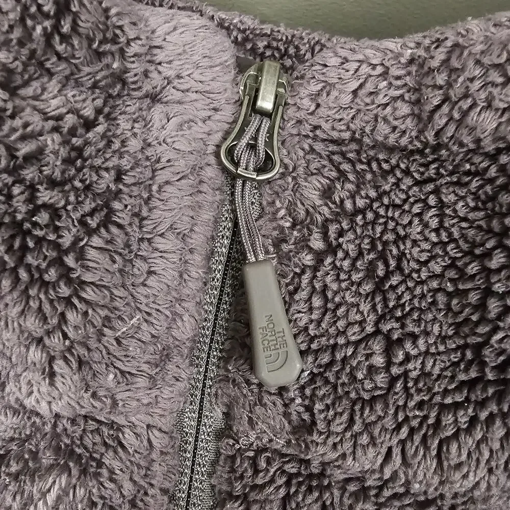 The North Face Jacket Womens Large Osito Gray Fleece Preppy Outdoor Skiing Y2K - Picture 5 of 12